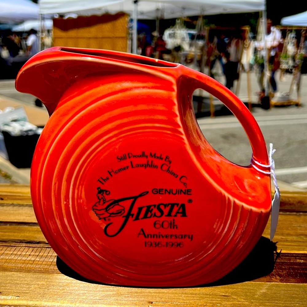 Fiesta Wear Water Pitcher 60th Anniversary